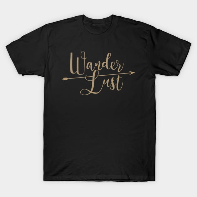 Wanderlust T-Shirt by pensailsdesigns